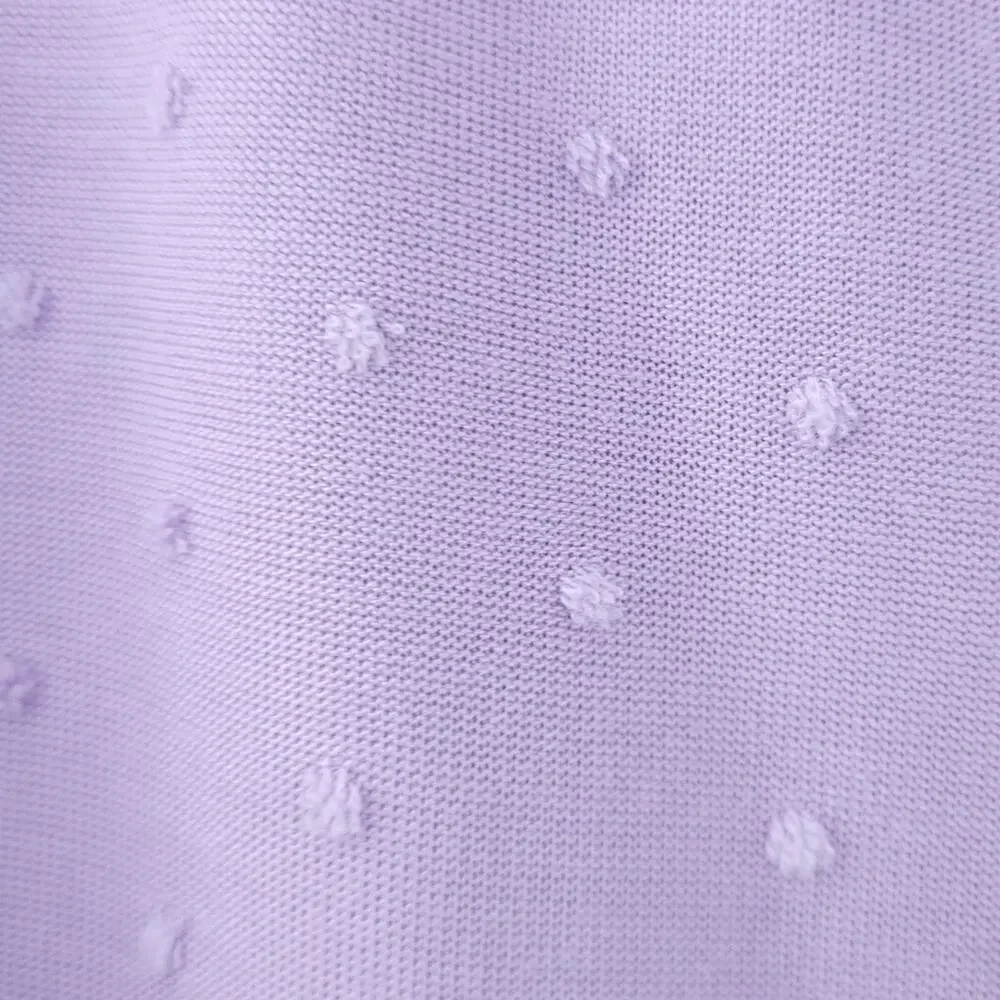 New See You Monday Girls Sundress Large Purple Swiss Dots, Sleeveless Cute Dress